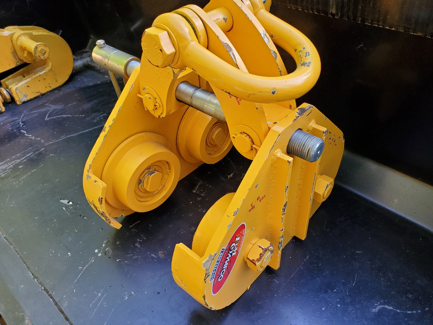 SuperClamp B3 22,400 LBS WLL 6-12 in. Beam Clamp Trolley B-3 Made in USA