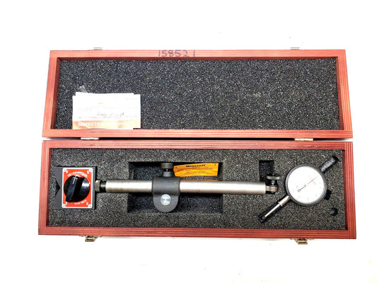 Starrett 659BZ Heavy Duty Mag Base W/ 25-131 Indicator And Case