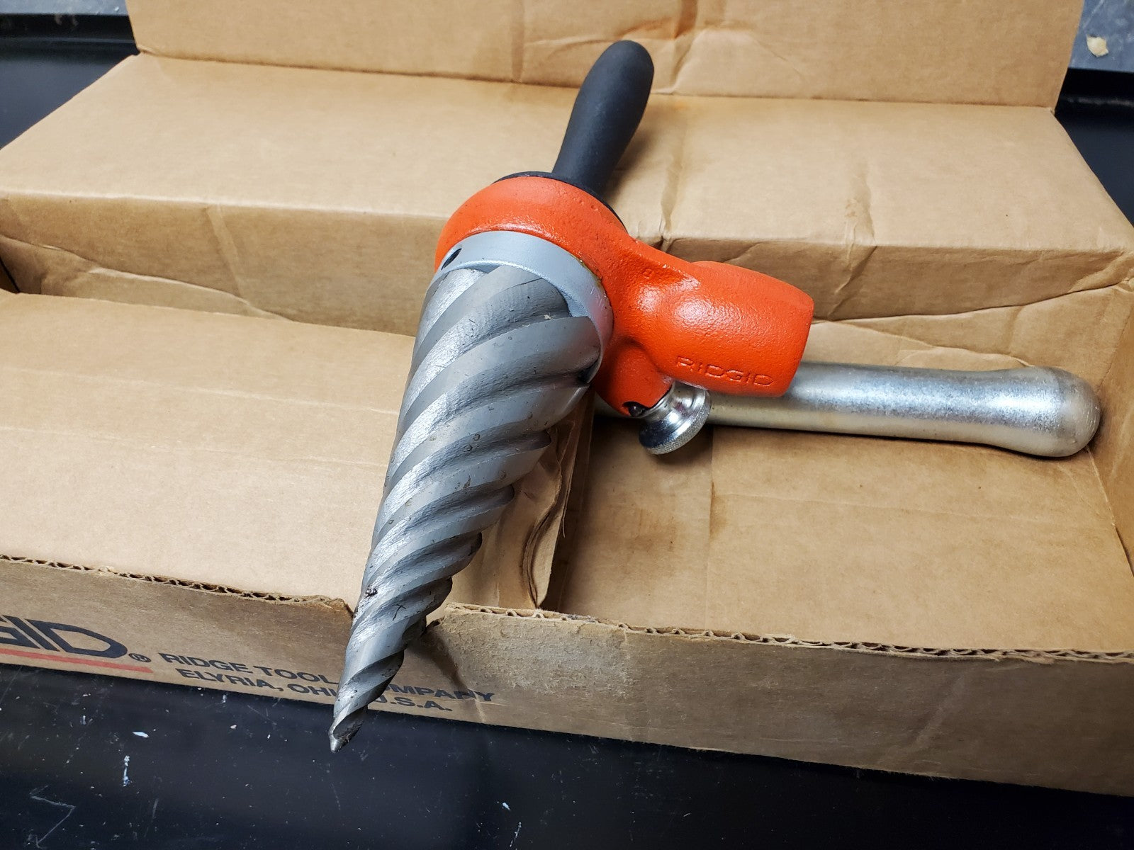 RIDGID 34955 Model 2-S Spiral Pipe Reamer, 1/4-inch to 2-inch Pipe Reamer Tool