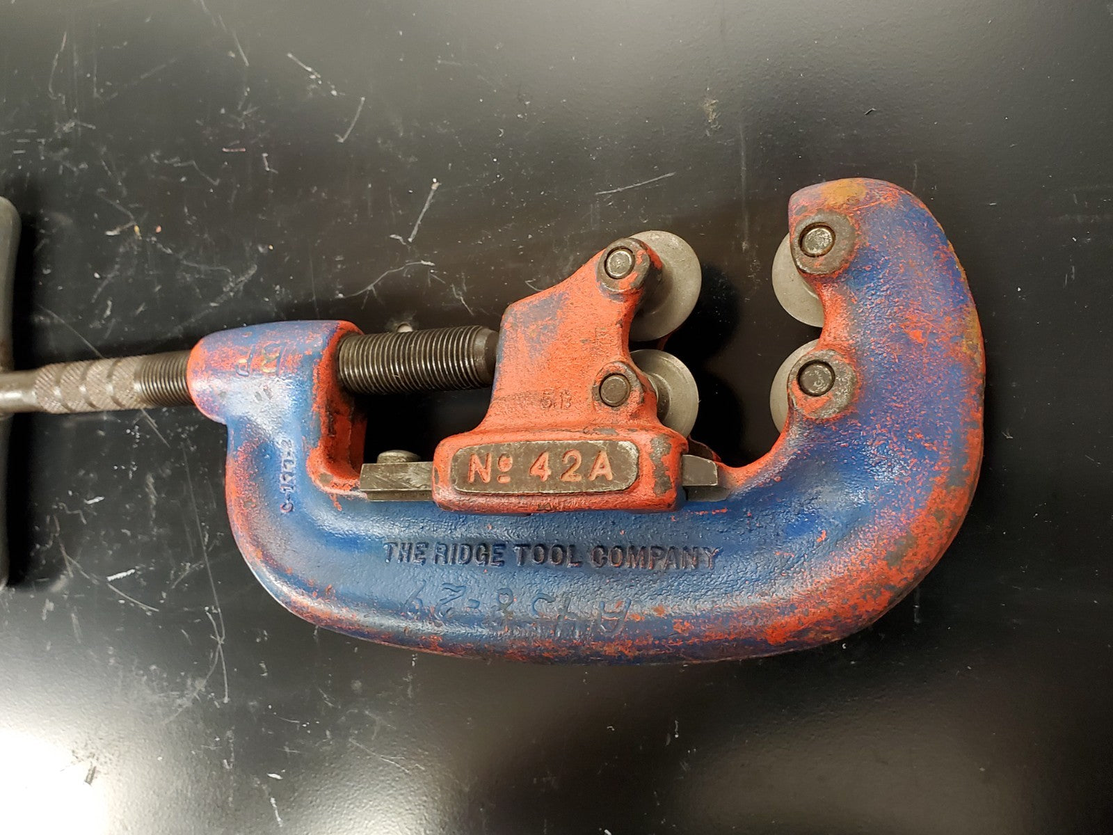 Ridgid 32870 Four Wheel Pipe Cutter 3/4 TO 2 in. No. 42A Made in USA Good!