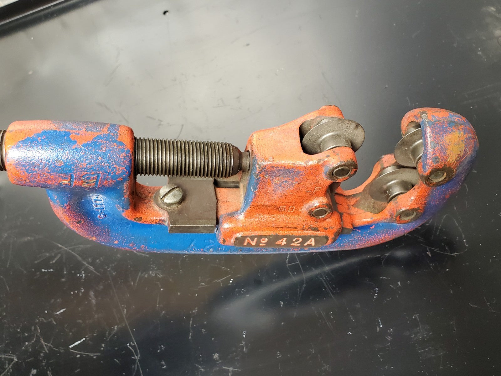 Ridgid 32870 Four Wheel Pipe Cutter 3/4 TO 2 in. No. 42A Made in USA Good!
