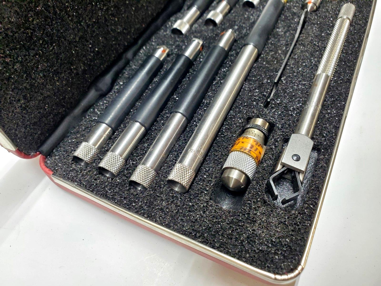 Starrett Model 823BZ Inside Micrometer Set 53052, Tubular w/ Case .001 Grad