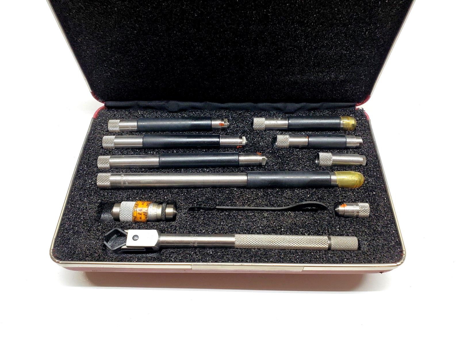 Starrett Model 823BZ Inside Micrometer Set 53052, Tubular w/ Case .001 Grad