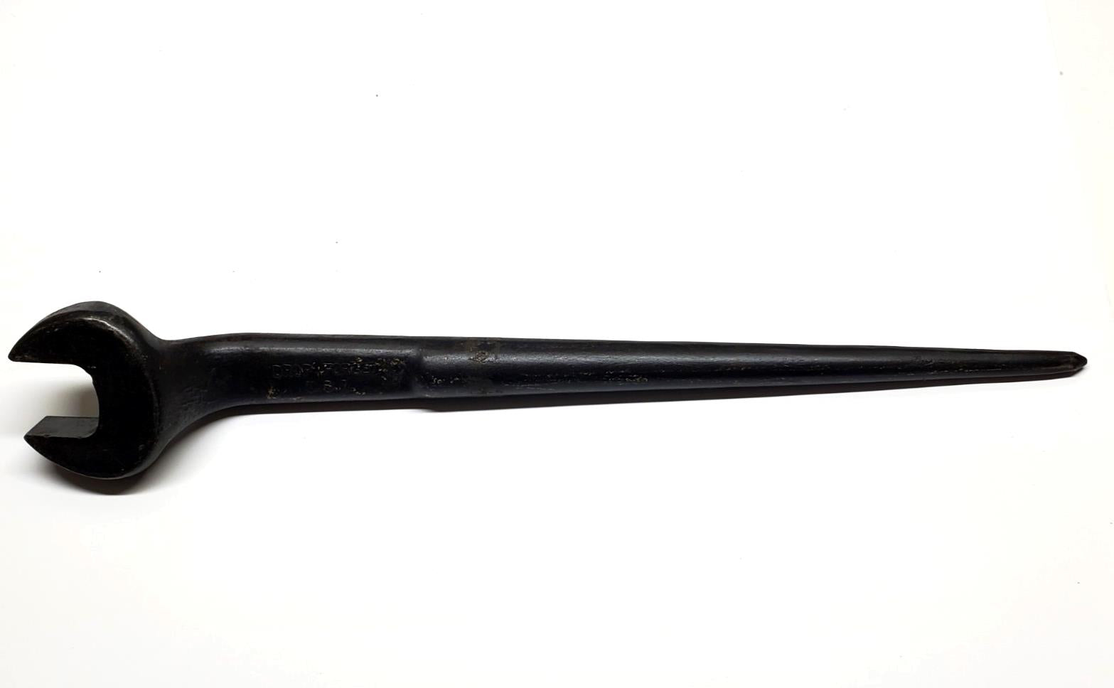 Armstrong 32-552 Extra Heavy 1-5/8 Drop Forged Open End Spud Wrench VG Cond. USA