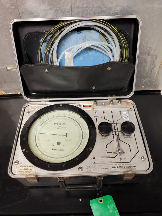 Wallace & Tiernan Series 65-120 Pneumatic Calibrator w/ Prior Calibration Certs