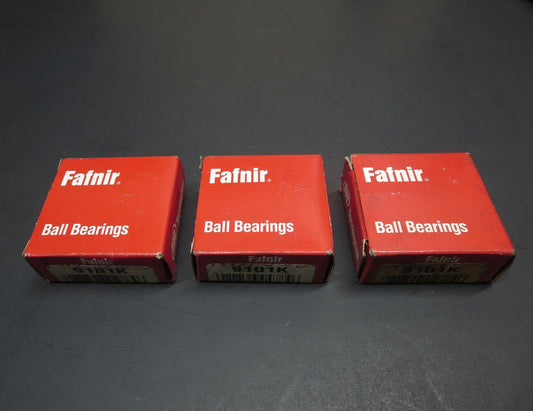 LOT OF (3) Ingersoll Rand Fafnir 9101K Ball Bearings - New, Sealed