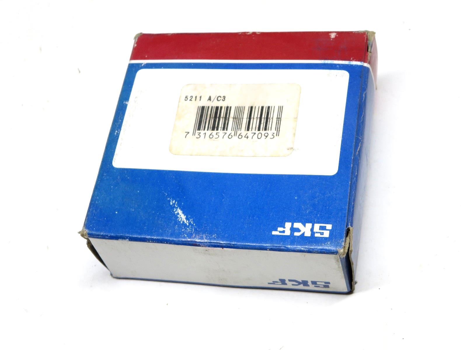SKF 5211 A/C3 NIB Bearing - Made in USA - Ships FAST from SC