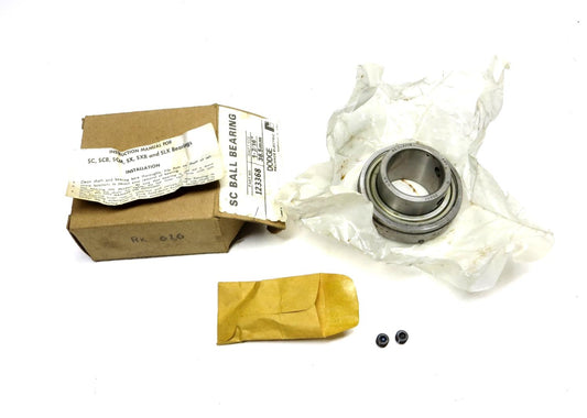 Dodge 123368 1-7/16" Shaft Ball Bearing Insert NOS w/ Box, Manual, Set Screws
