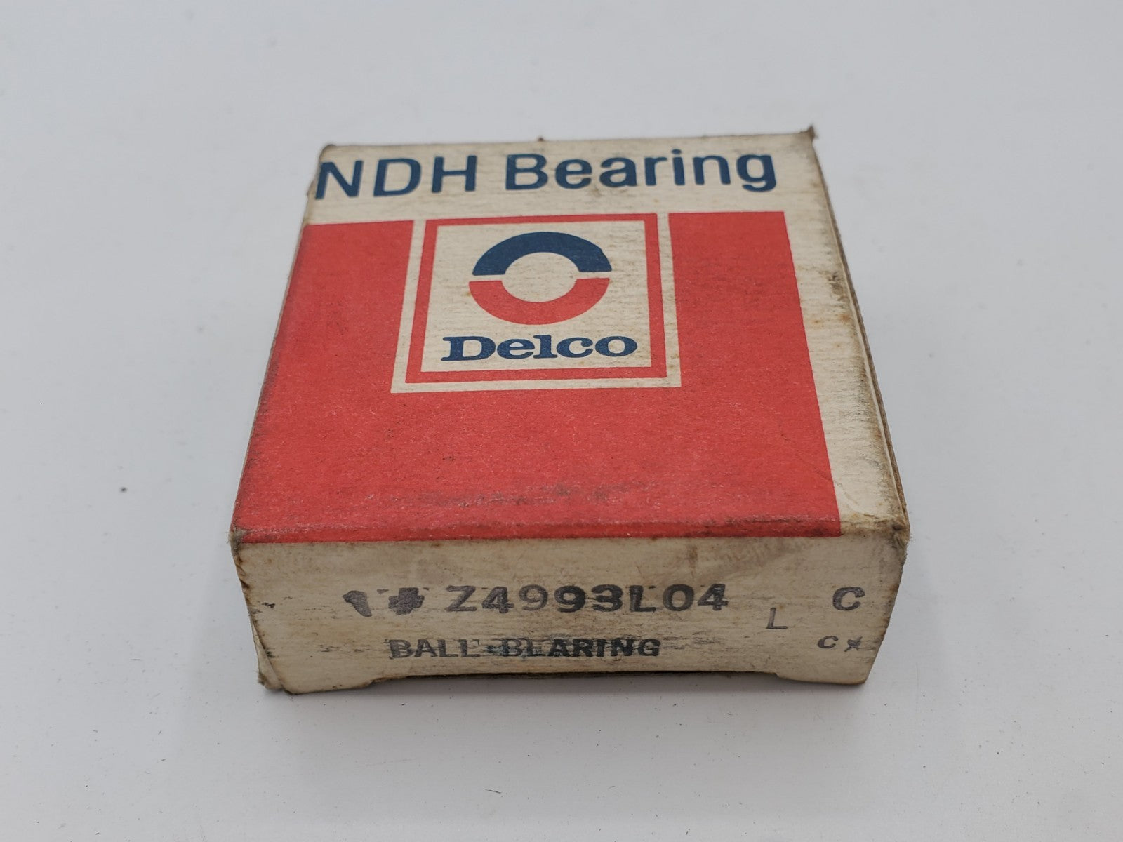 NDH Bearing Z4993L04 Single Row Ball Bearing Double Shielded NOS USA