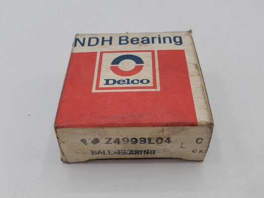 NDH Bearing Z4993L04 Single Row Ball Bearing Double Shielded NOS USA