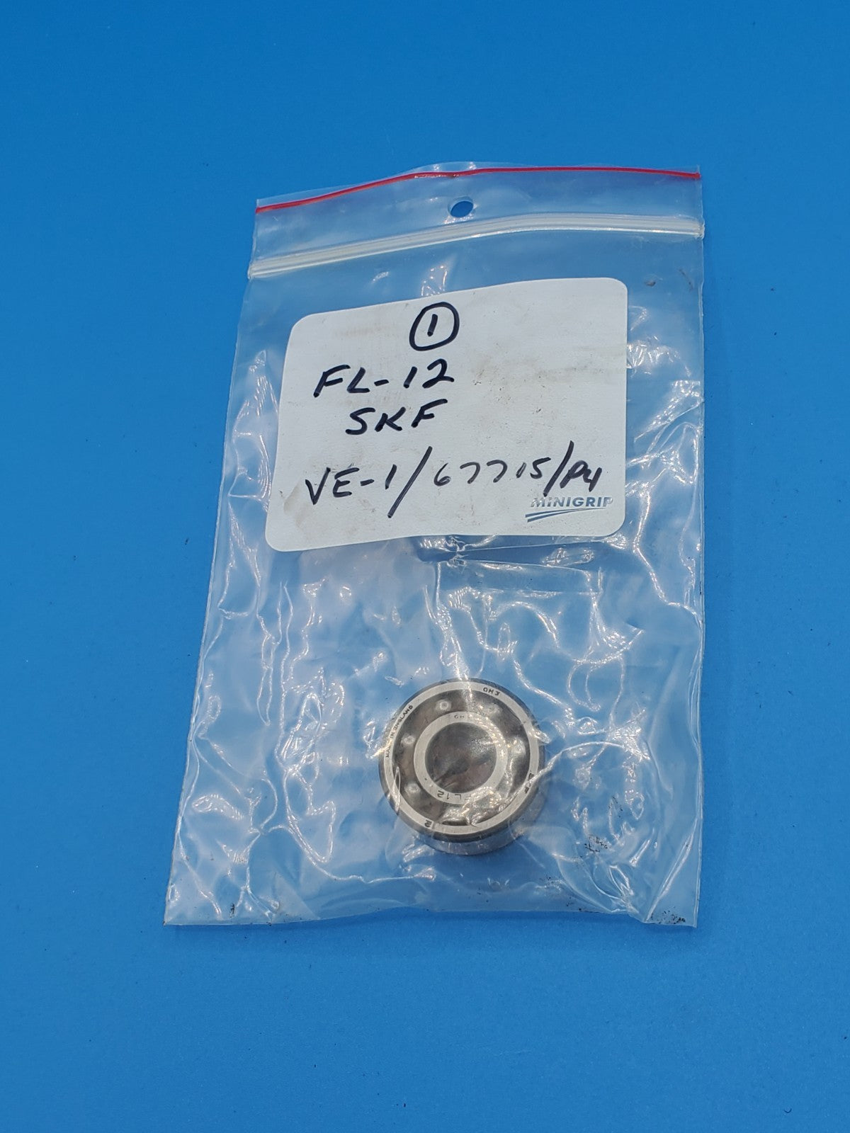 FL12 SKF New Single Row Ball Bearing NOS England