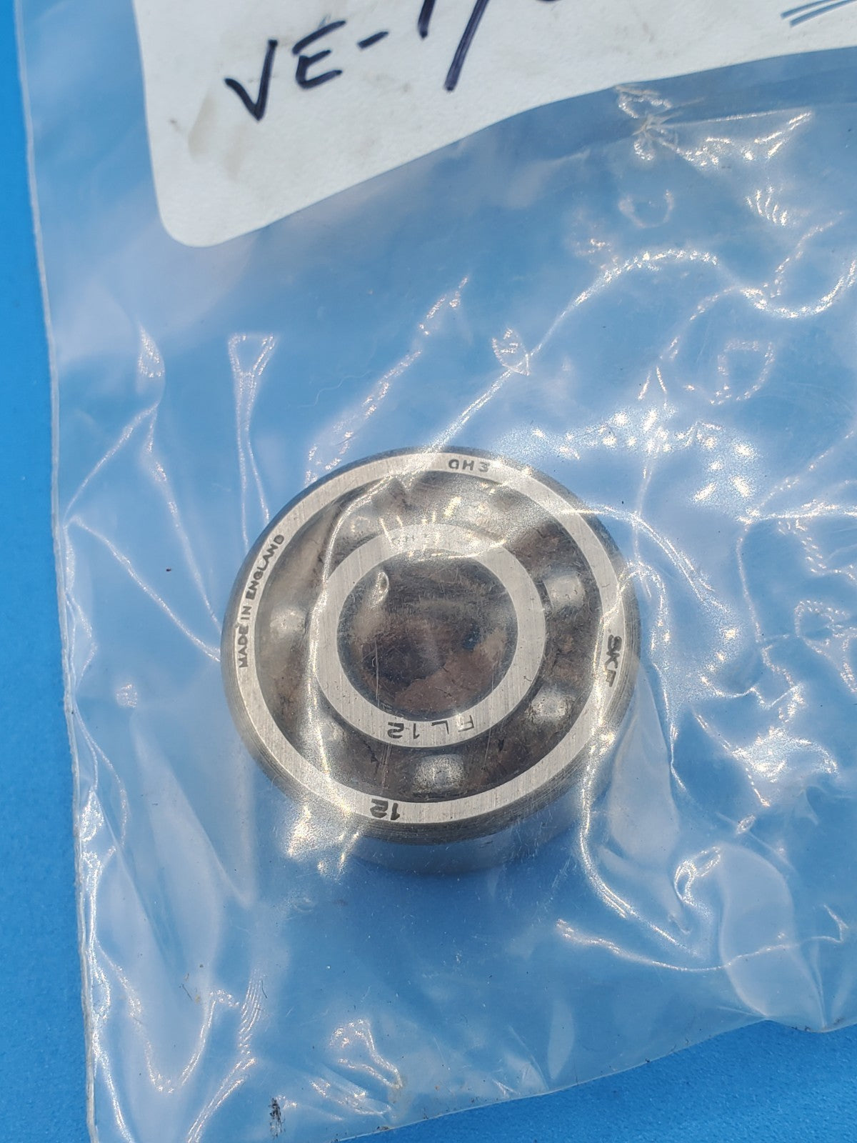 FL12 SKF New Single Row Ball Bearing NOS England