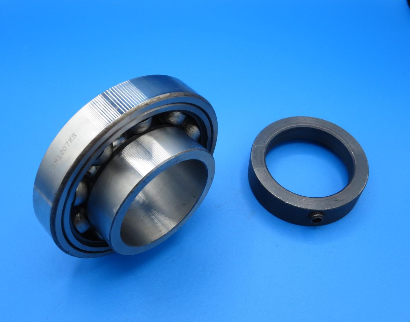 Fafnir SM1207KS Bearing Insert w/ S1207 Collar 2-7/16" ID