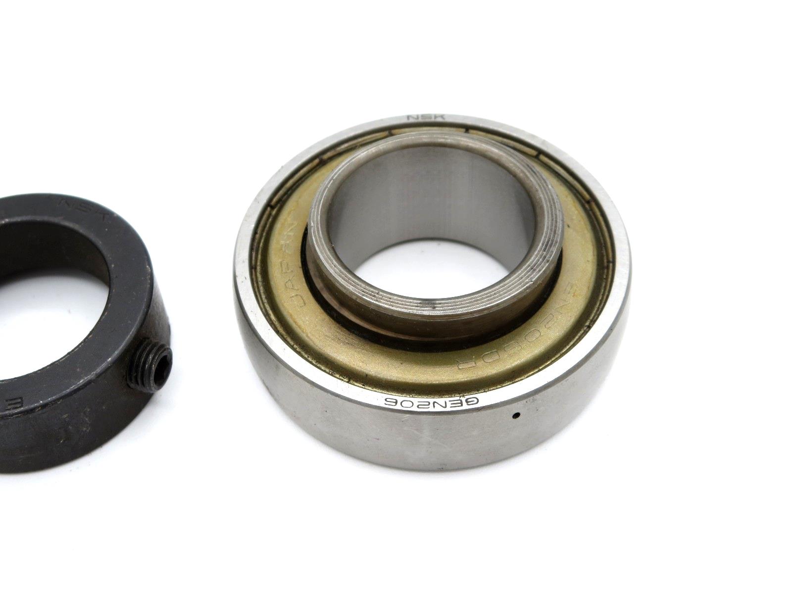 NSK GEN 206-19S Bearing Insert and Collar Assembly 206DR EC206-19S - JAPAN