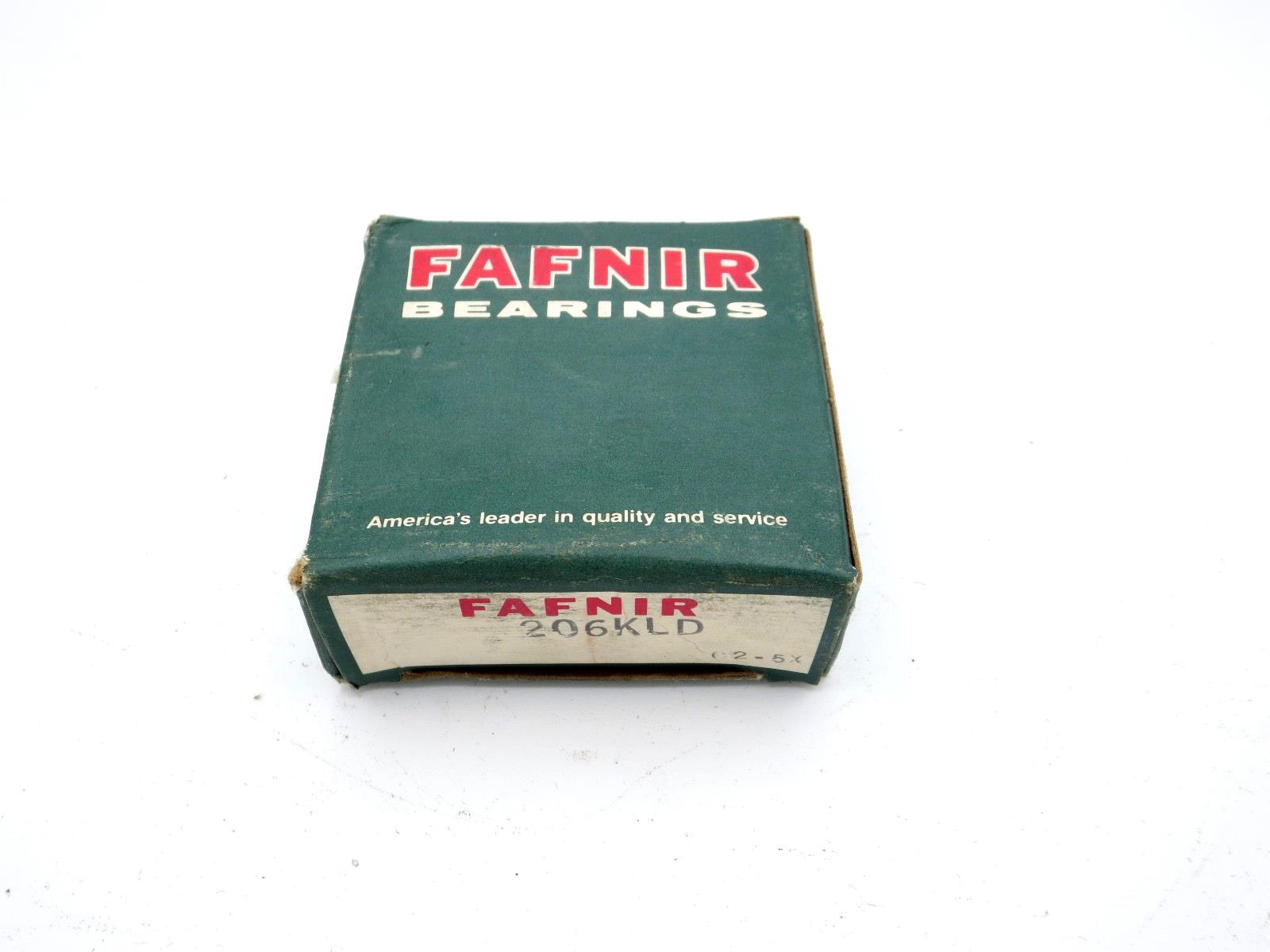 FAFNIR 206KLD BALL BEARING NEW SEALED