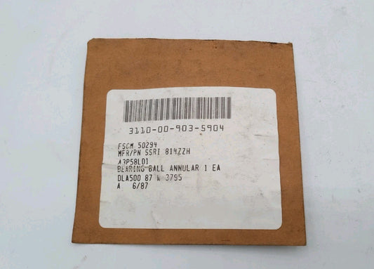 NMB Single Row Ball Bearing SSRI-1814ZZH