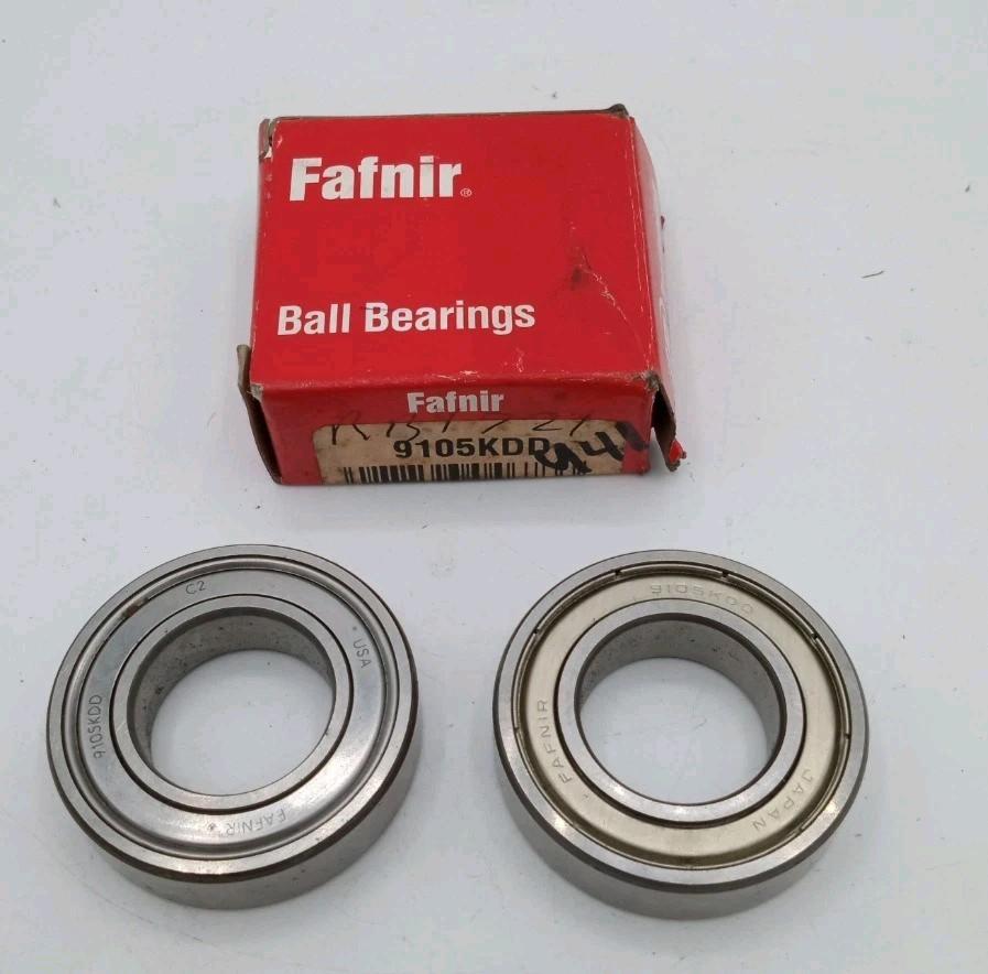 Lot of (2) Fafnir Roller Bearing 9105KDD C2 Japan and USA