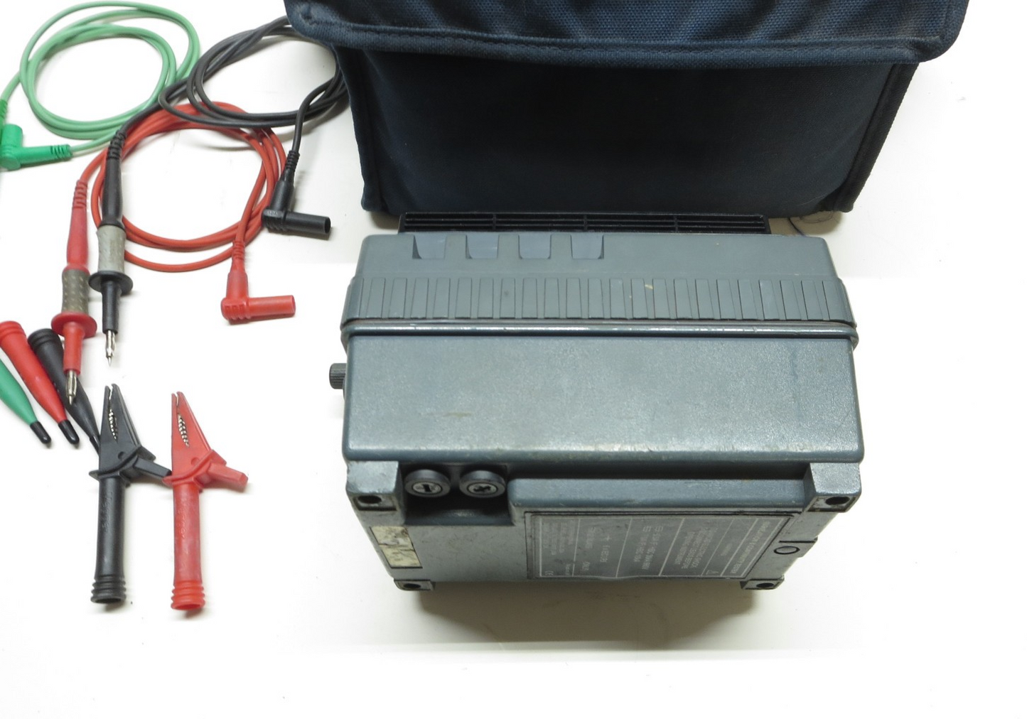 MEGGER 212159 MJ159 Insulation Tester w/ Case, Leads & 2017/2018 Prior Cal. Tag