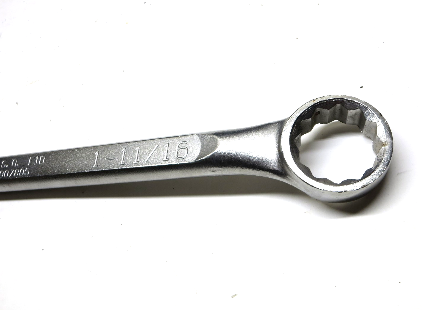 Wright 1-11/16 in. Combination Wrench 1154 NOS WRIGHTGrip Patented