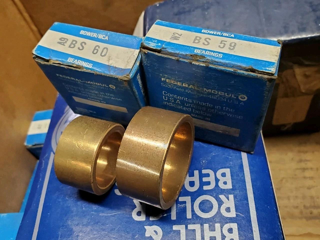 Bower BCA Bearing Bushing BS59 + BS60 Lot Of 2