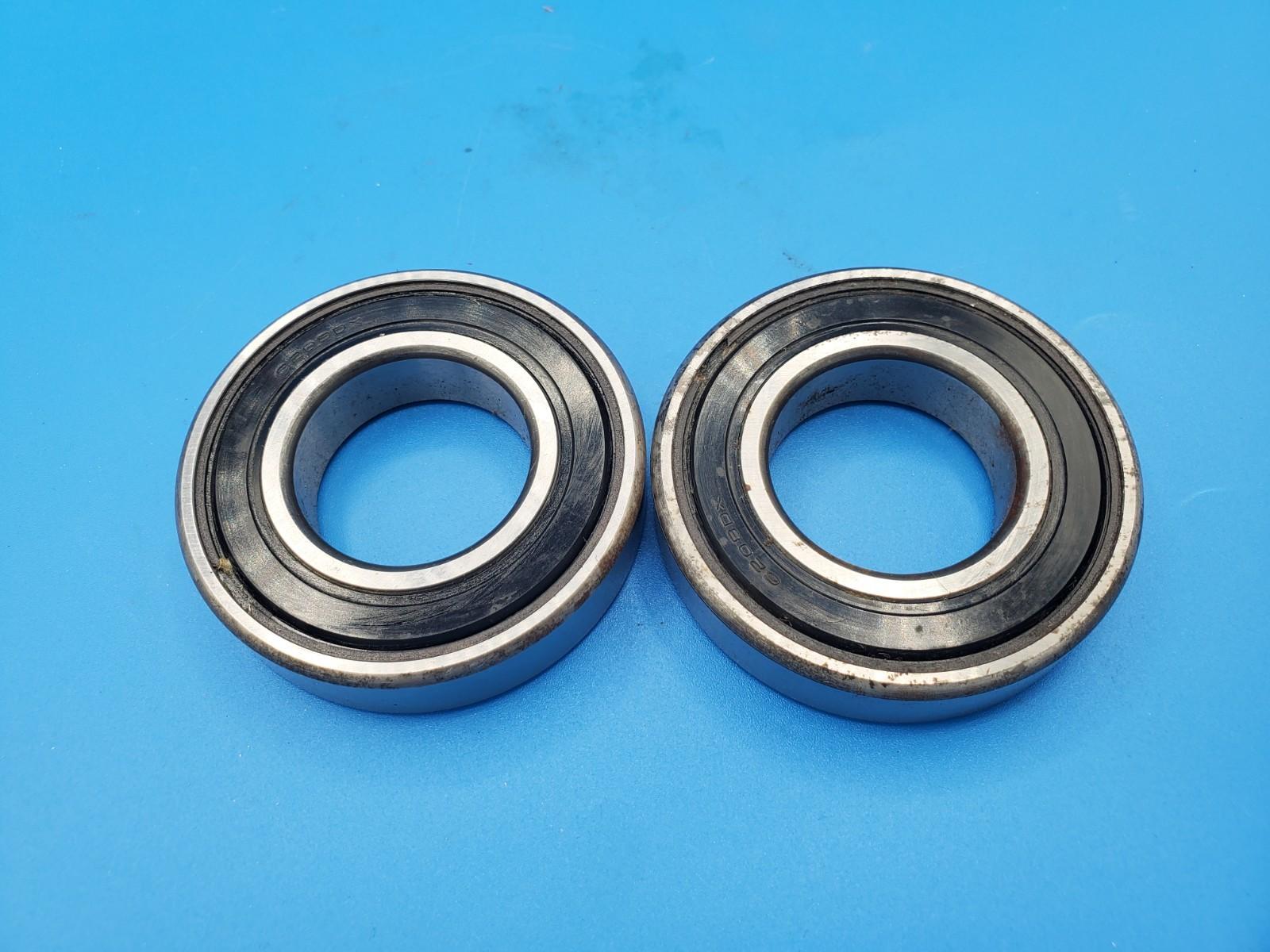 Lot Of (2) Koyo 6208DX 6208 DXI Ball Bearing Single Rubber Shield NOS Japan