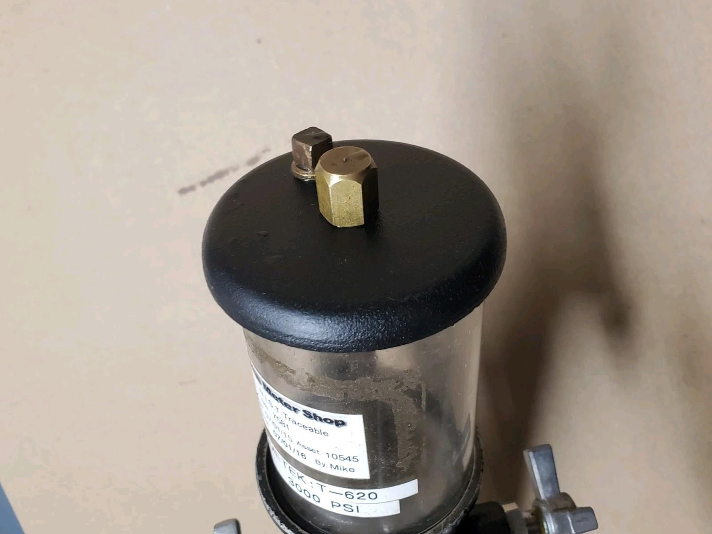 AMETEK T-620 Portable Hydraulic Pressure Tester S/N 7581 w/ Hose Assembly