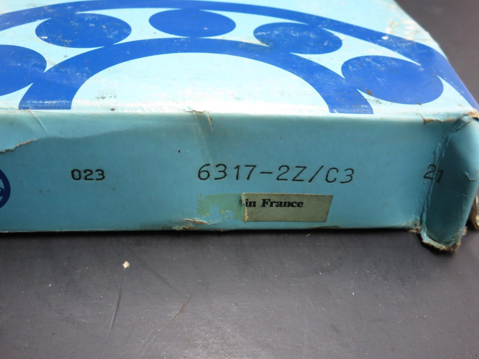SKF 6317-2Z/C3 Bearing (New in Steyr Box) Made in France