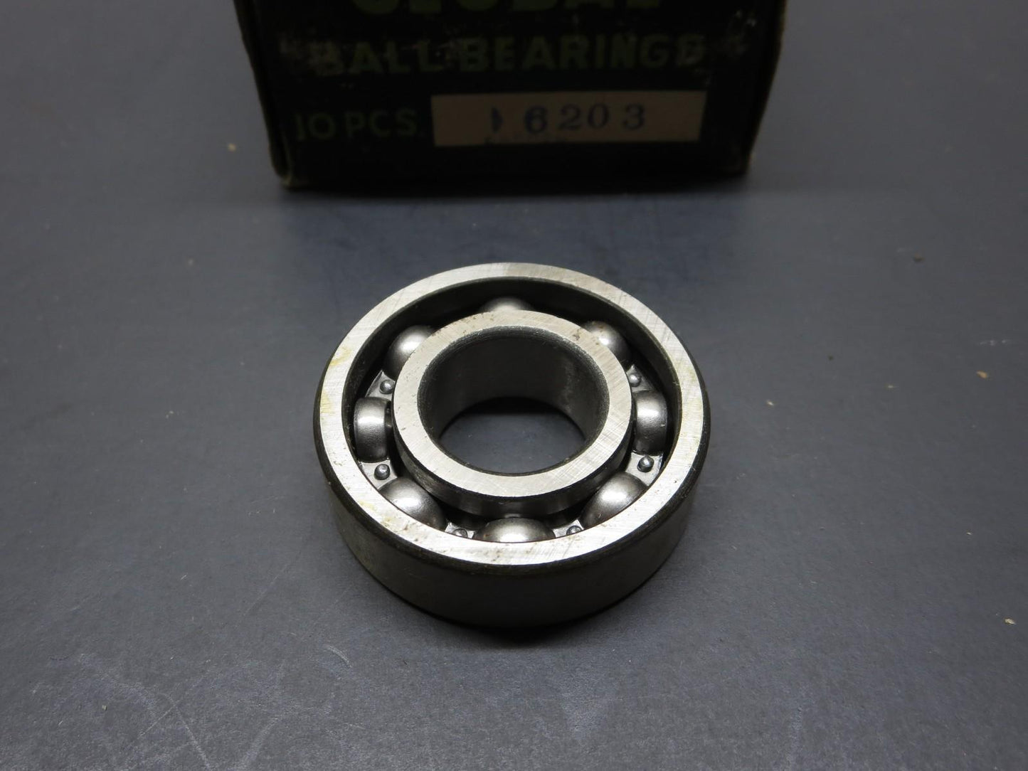 10 PCS GLOBAL 6203 DEEP GROOVE BALL BEARING OPEN NO SEALS 17 X 40 X 12 mm JAPAN