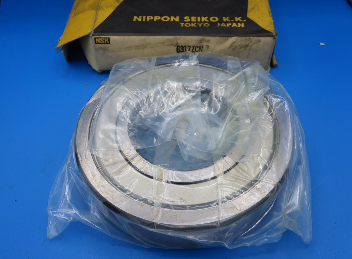 NSK 6317ZCM Bearing New in Box 6317-Z CM Single Shield Tokyo Japan