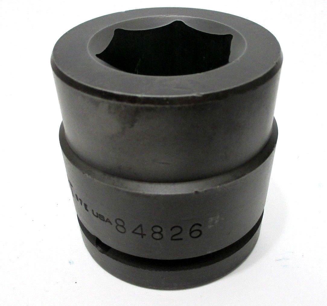 Wright Tool 84826 1-5/8 Impact Socket 1-1/2 Drive 6-Point Made in USA