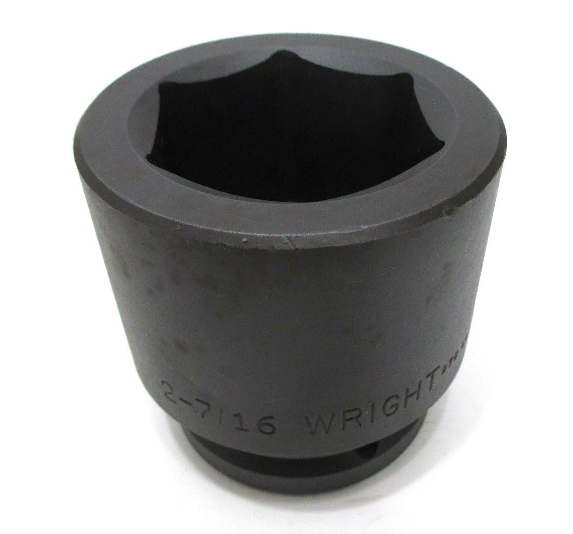 NOS Wright Tool 84839 2-7/16" Impact Socket 1-1/2" Drive 6-Point 2-7/16 in USA
