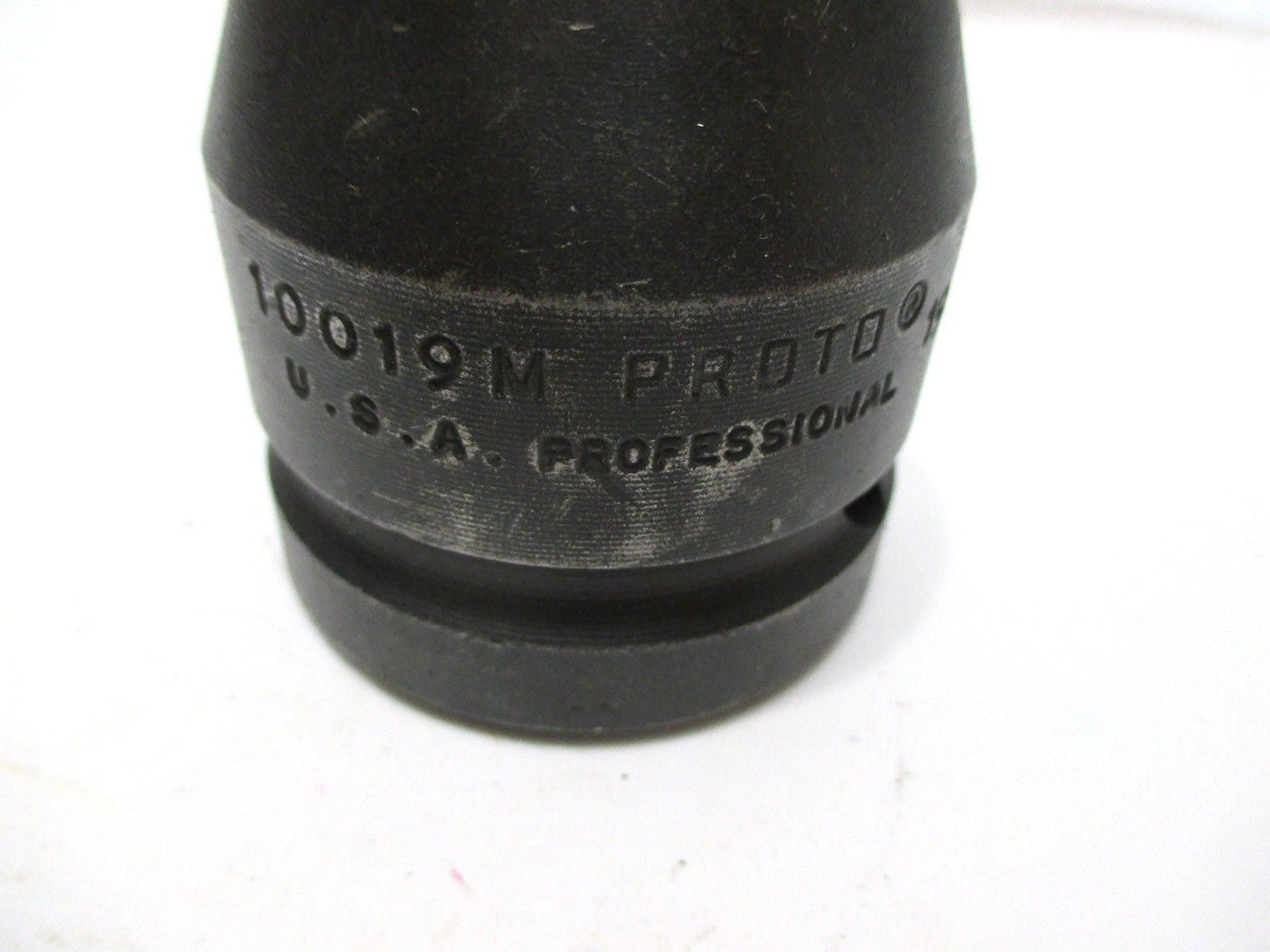 Proto 10019m 19mm Impact Socket 1" Square Drive 6-point Professional 19 mm USA 