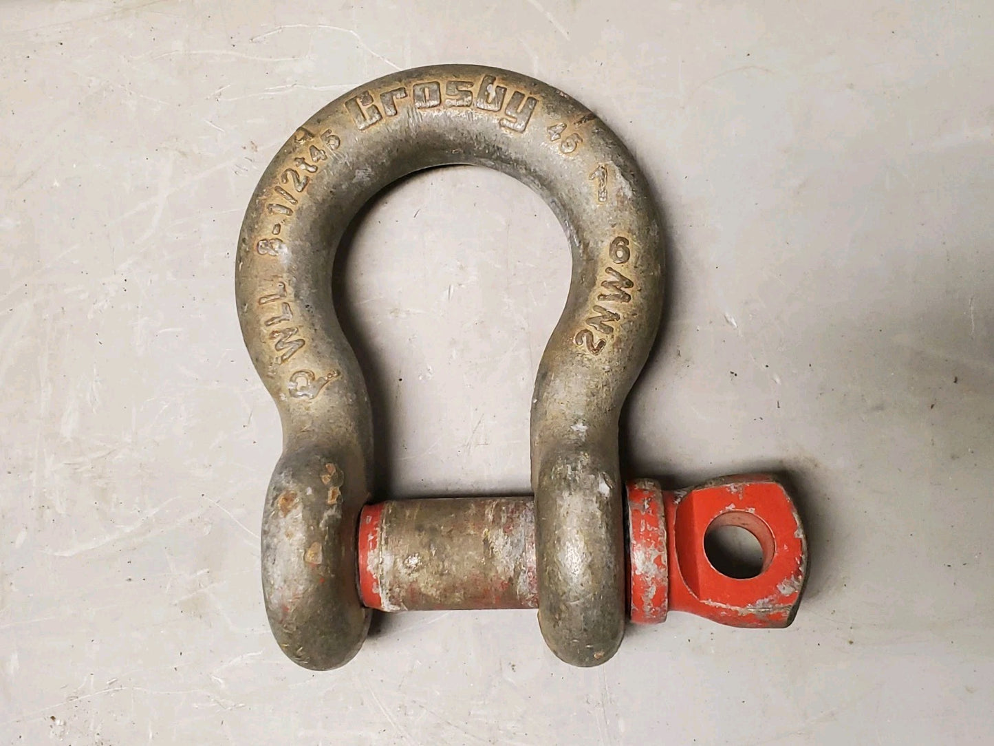 Crosby 1 in. Screw Pin Anchor Shackle 8-1/2 Ton 1018534 G-209 Canada