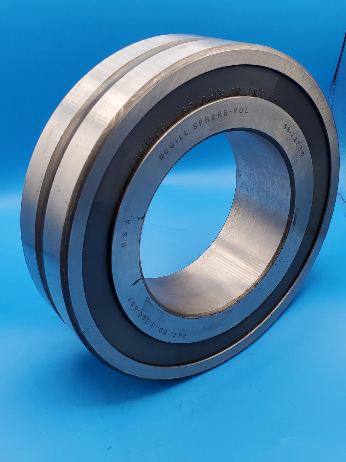 NOS McGill SB22230W33SS Spherol Radial Roller Bearing SB-22230-C3-W33-SS-NEPB