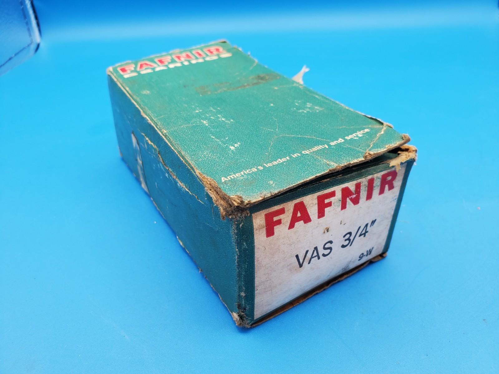 Fafnir Pillow Block Bearing - VAS 3/4  Self-Locking Collar - New In Box