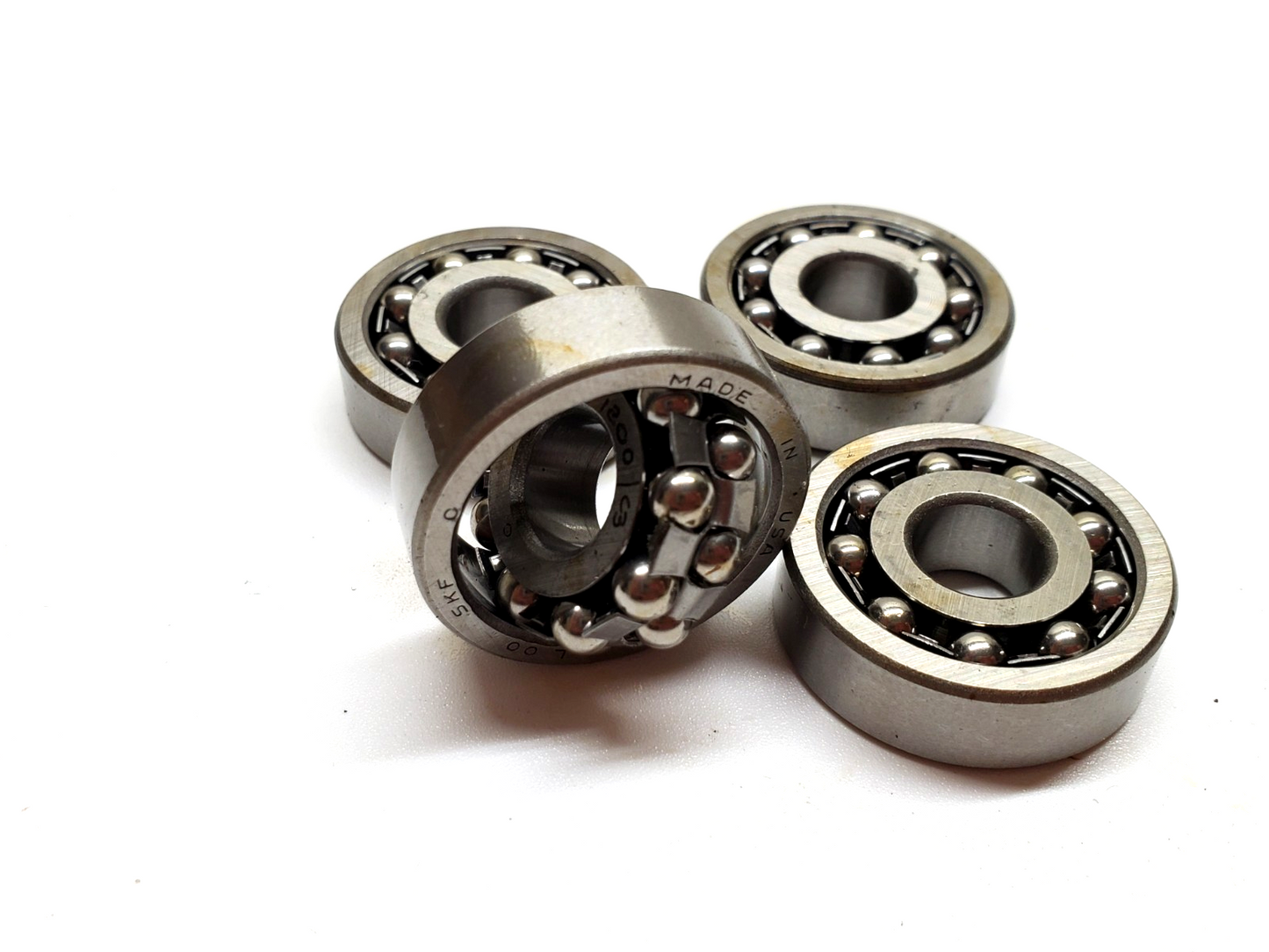 LOT OF 4 PCS SKF 1200/C3 C Bearing Double Row Self Aligning (10 x 30 x 9 mm) USA