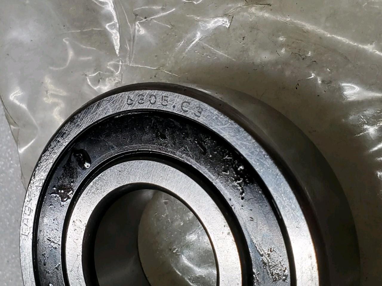 6305-RSR-C3 FAG Shielded Ball Bearing New Bulk Stock Germany