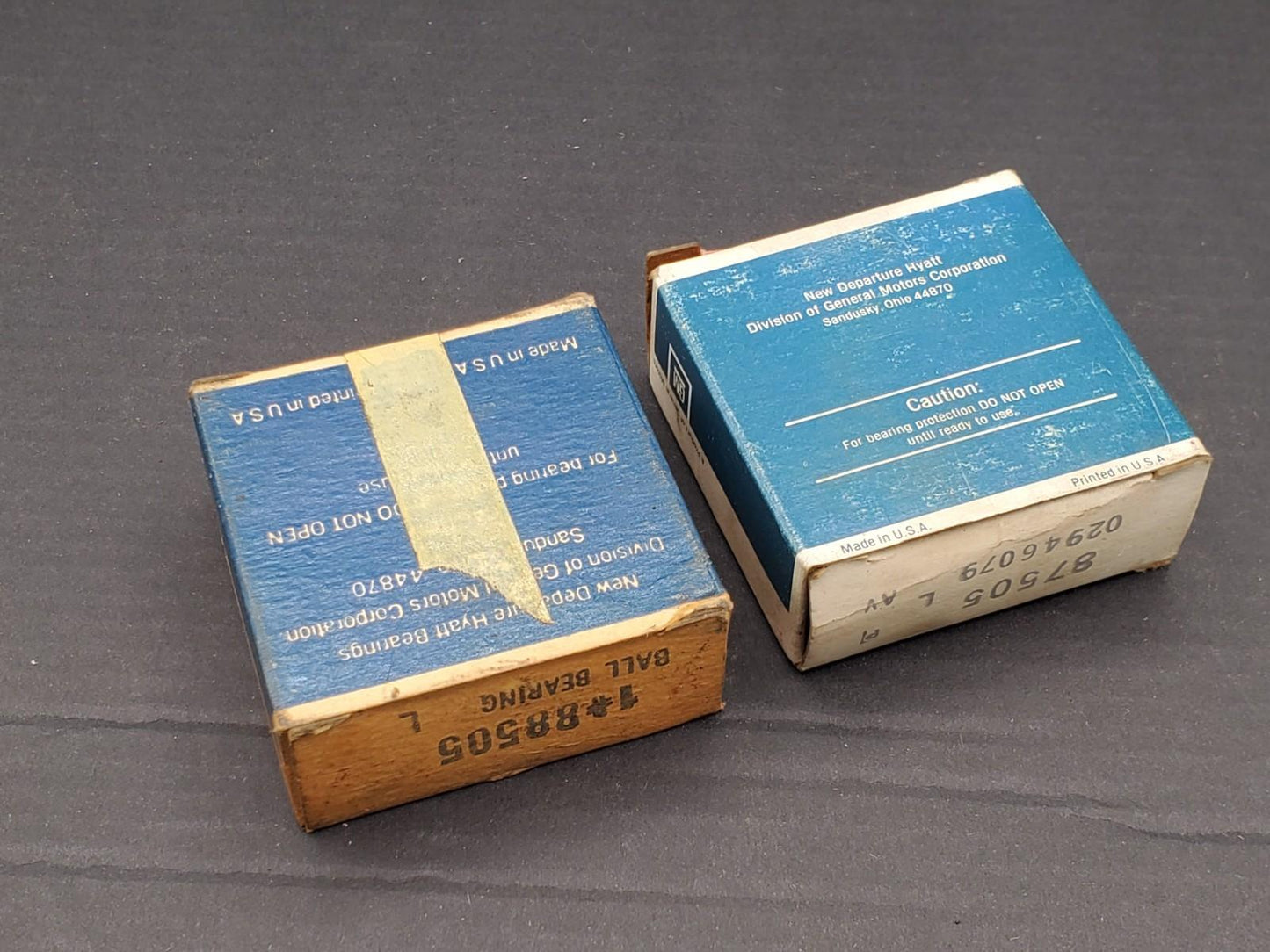 LOT OF 2 PCS NDH DELCO 87505 And 88505 BALL BEARING