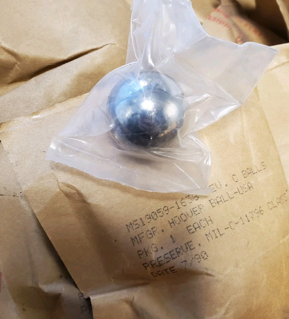 3/4" Precision Bearing Ball NSN 3110-00-163-6358 Hoover USA New MS19056-1638