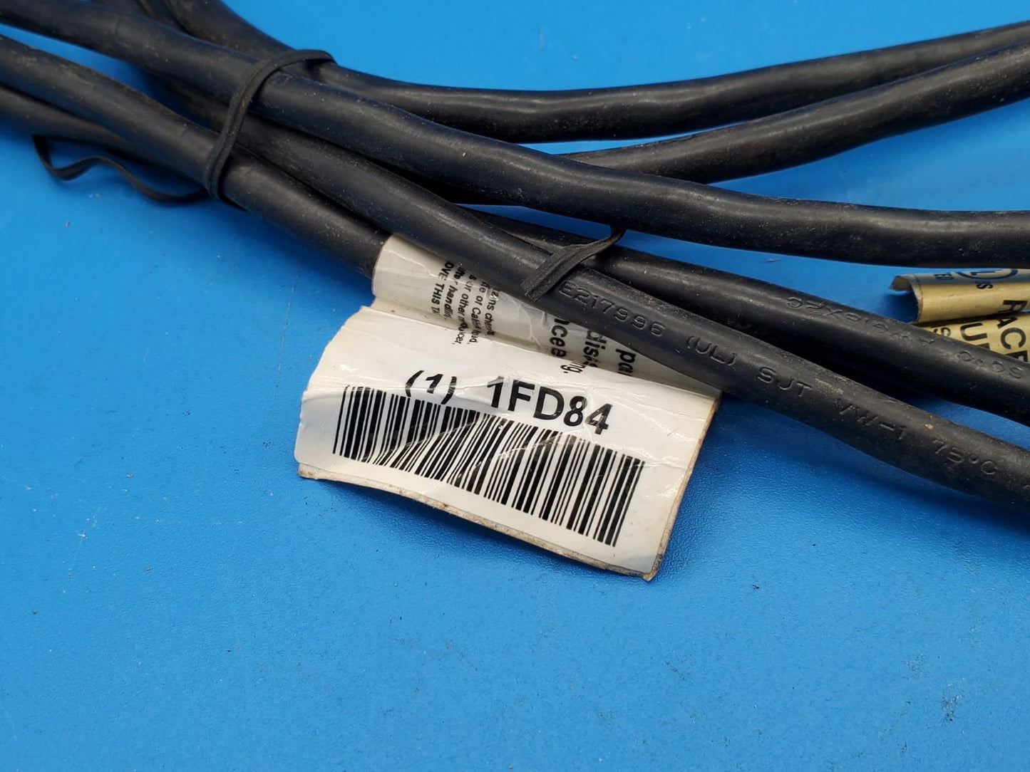 GRAINGER 18/2 Replacement Power Cord 10 Amp 1FD84 8 FT SJT