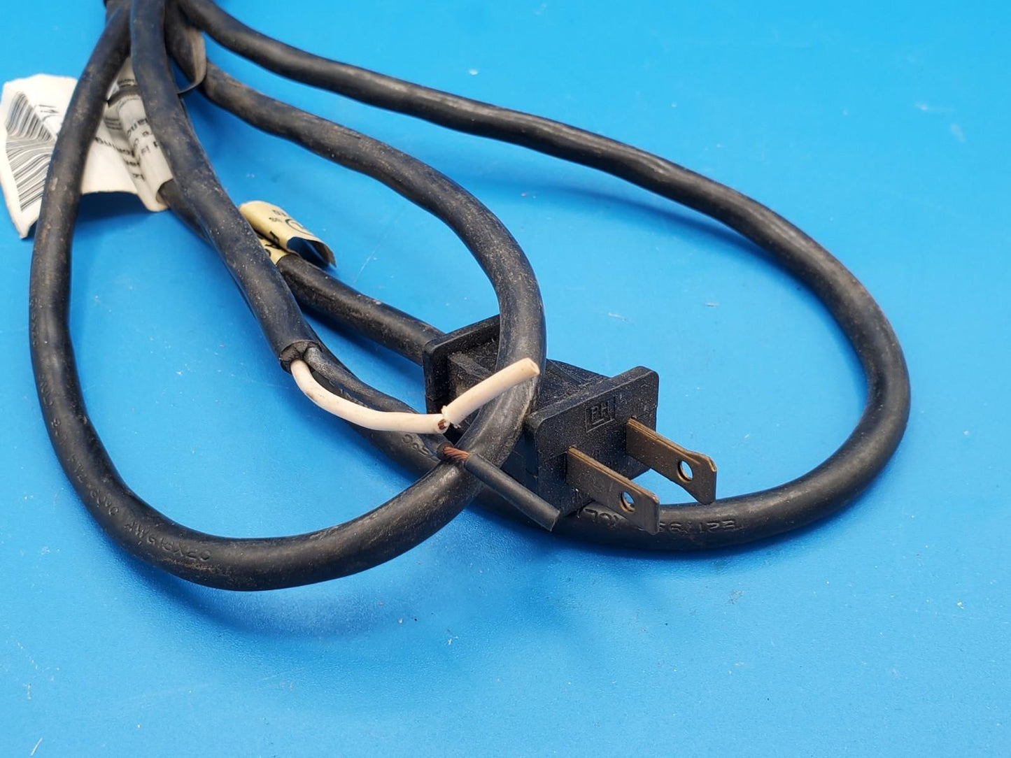 GRAINGER 18/2 Replacement Power Cord 10 Amp 1FD84 8 FT SJT