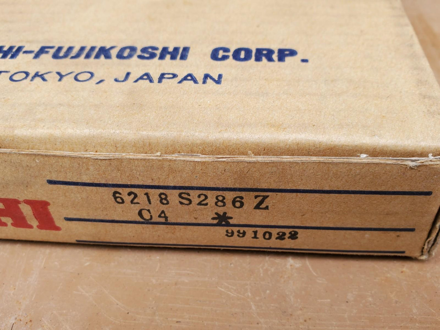 Nachi 6218S286ZC4 Bearing 6218S 286 Z C4 Single Shield 6218Z Japan