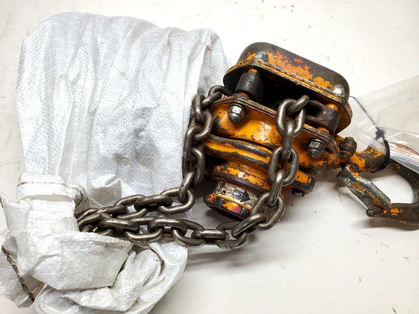 1 ea. Harrington LB015-15 Lever Hoist 3,000 lb Capacity 15 Ft Lift W/ Load Cert