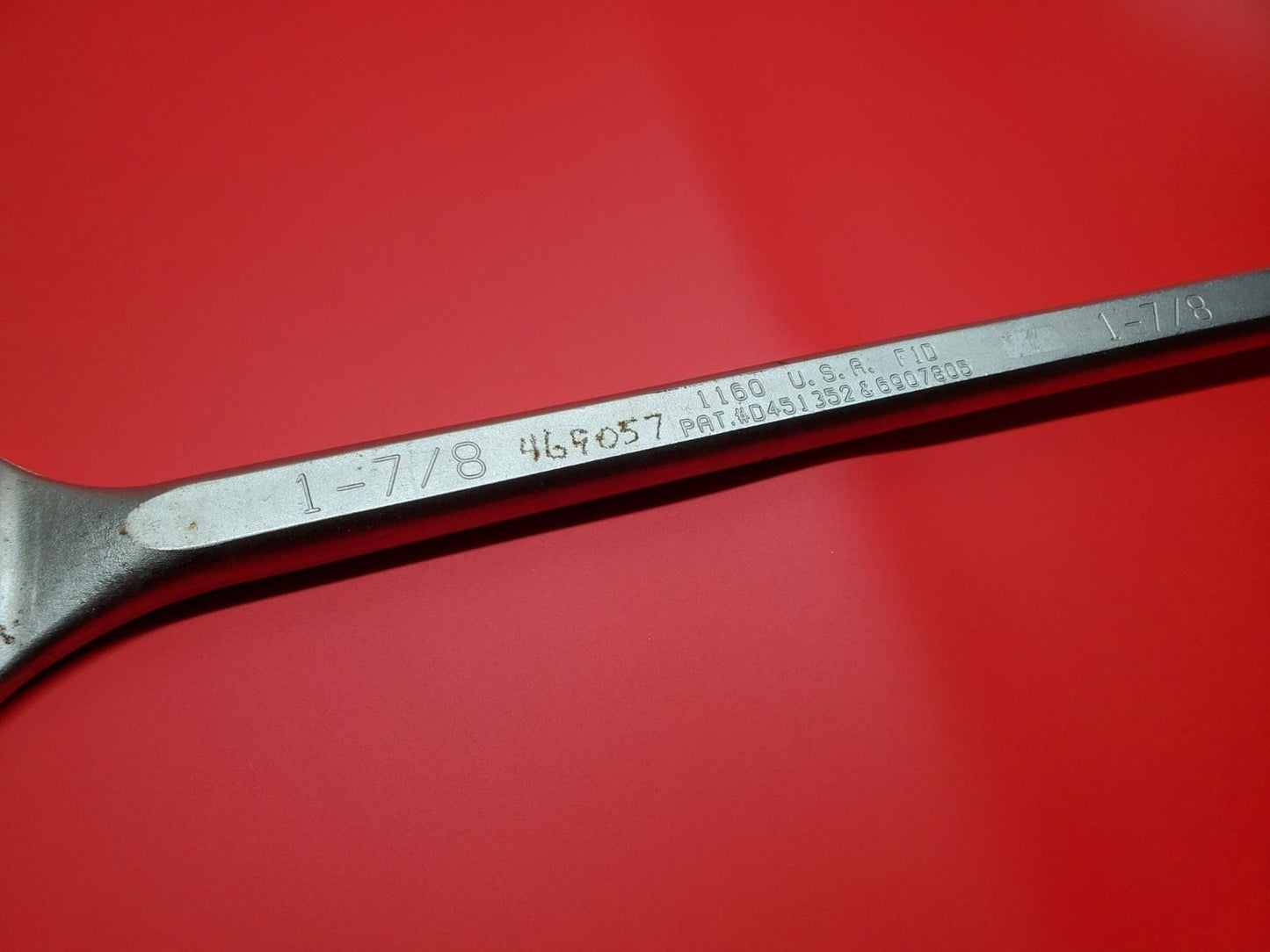 Wright Tool 1-7/8" Combination Wrench 1160 WRIGHTGRIP 12-Pt Made IN USA