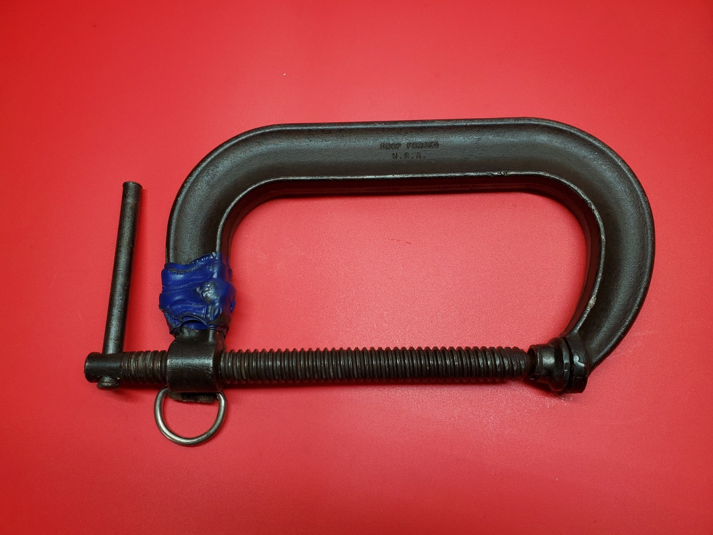 Armstrong 78-406 C-Clamp 6" Deep Throat Full Screw w/ Tool Tether USA