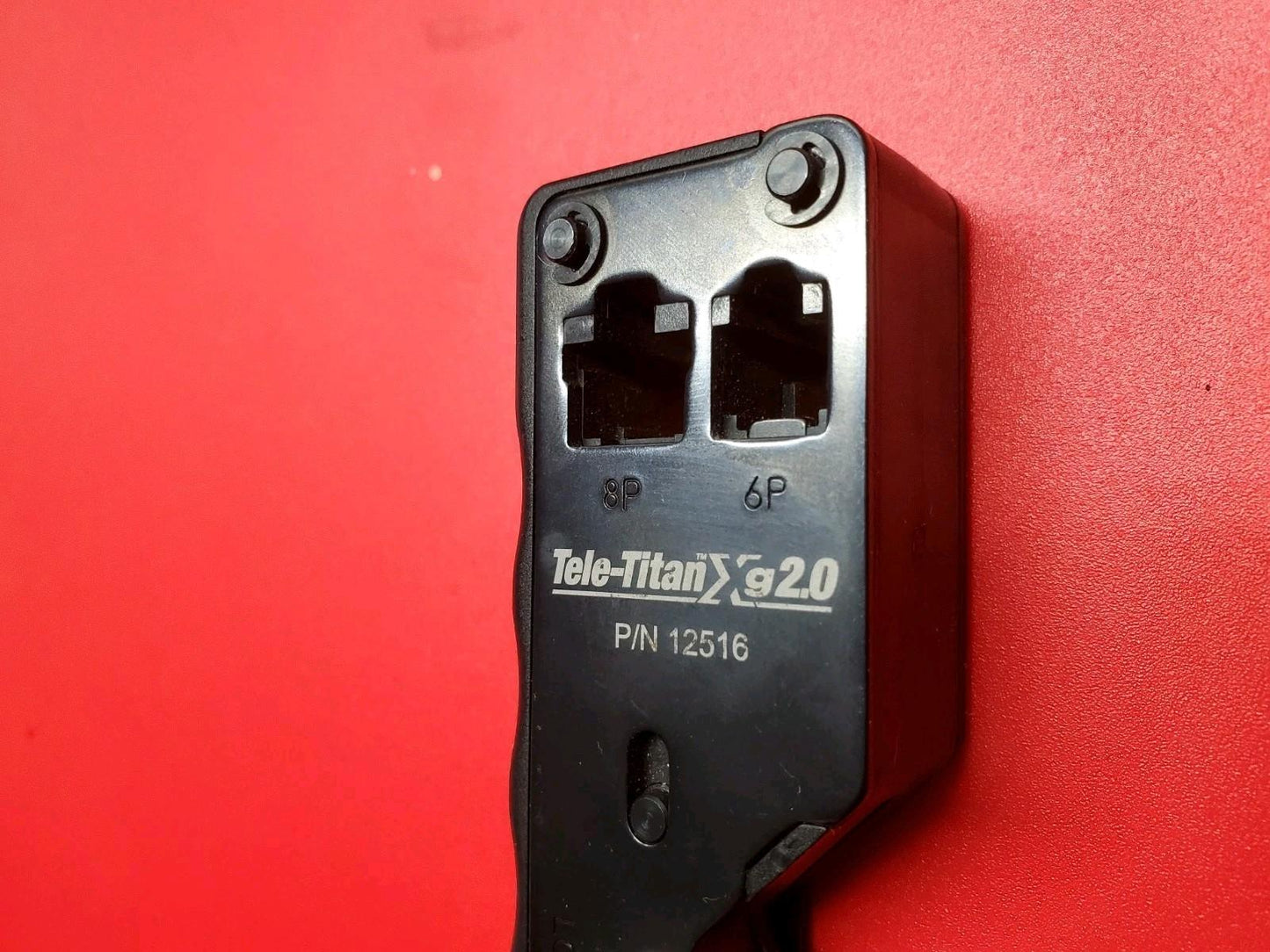 Platinum Tools 12516 Tele-Titan Xg 2.0 Crimp Tool Excellent Condition
