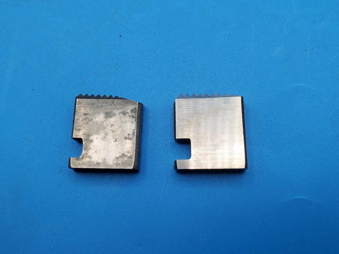 LOT OF 2 PCS RIDGID PIPE THREADING DIES 1" NPT HS 12R #2 & #4