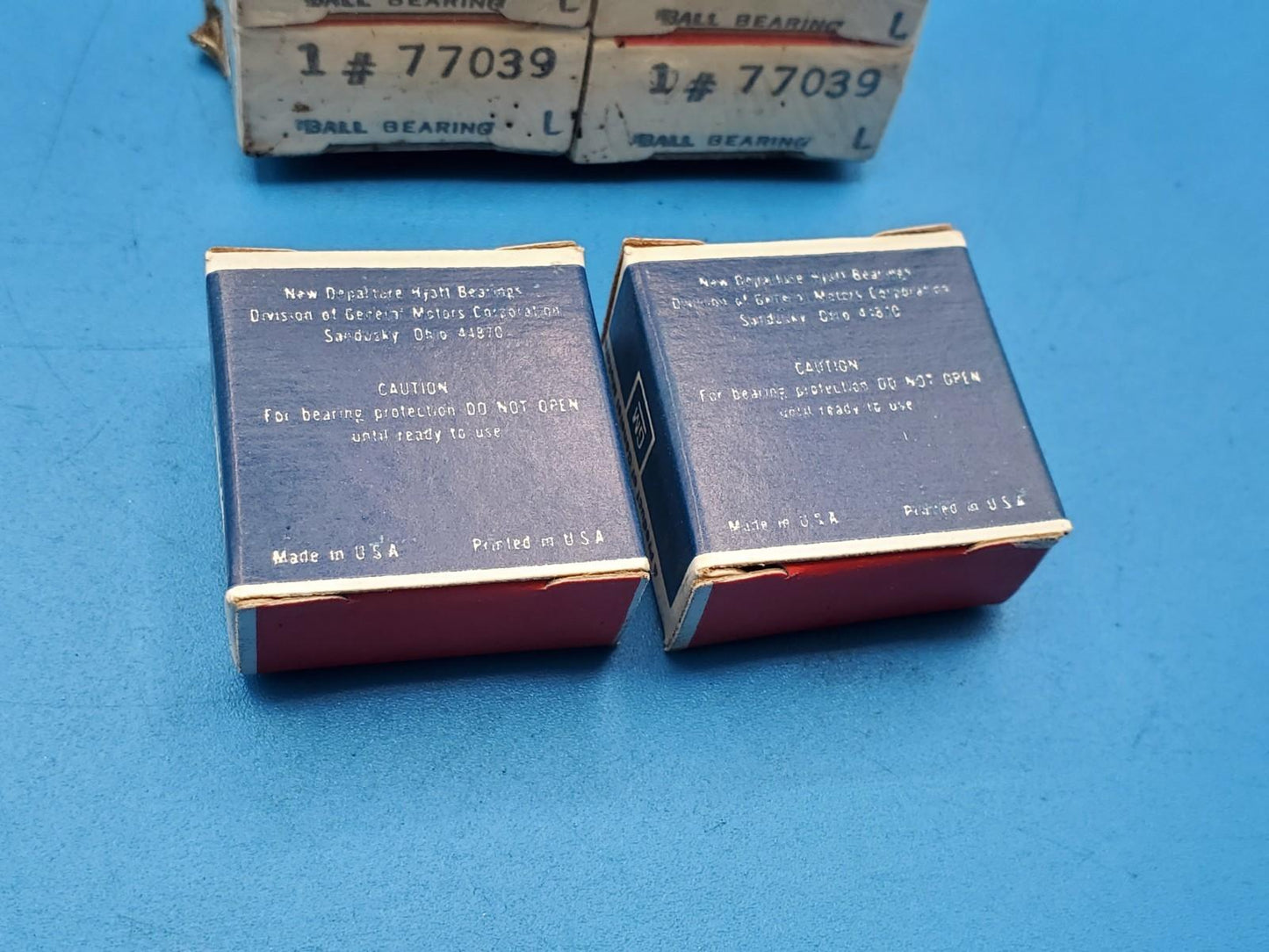 LOT OF 2 PCS New Departure Hyatt Bearing 1 77039 L NDH GM Delco USA