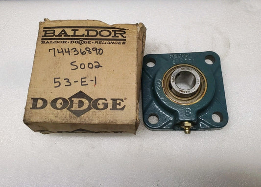 Dodge 124100 Bearing Flange Mount 3/4" Bore NOS USA