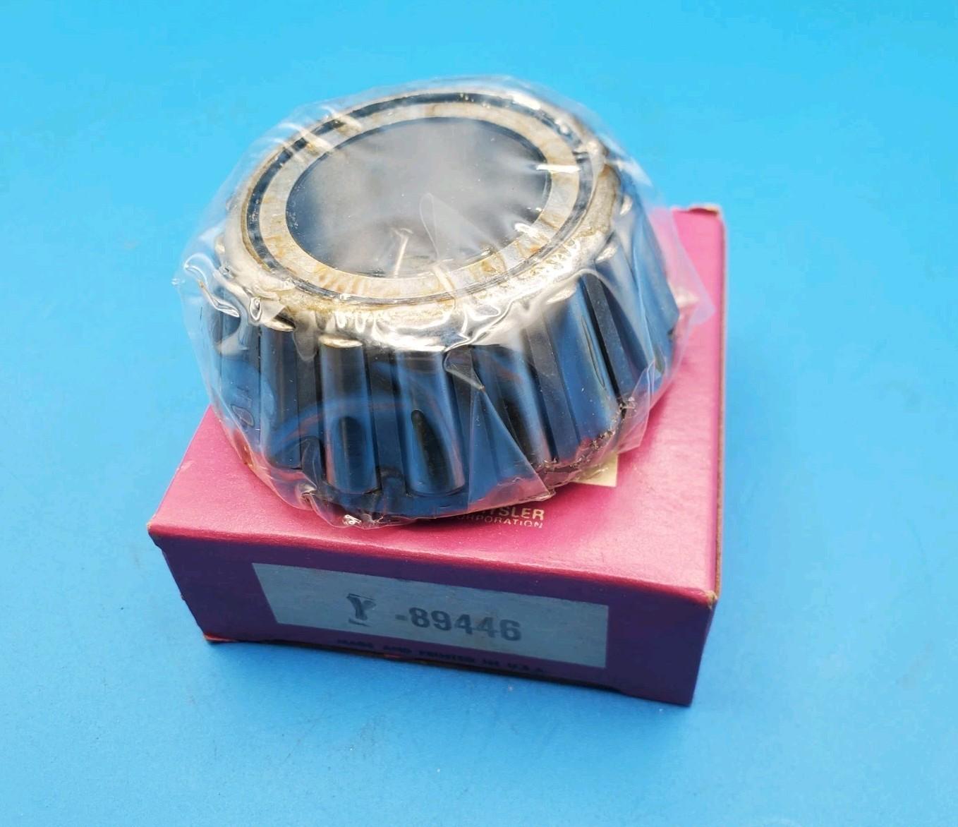 Mopar Bearing Cup & Rollers Y-89446 ( Timken HM89446 ) 1.375" Bore 3" O.D. USA